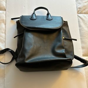 Beautiful black backpack purse